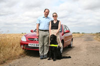 Martine, Steve and Gable (by P. Brooks)