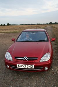 Martine Driving (by S. Clarke)